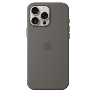 Чехол Apple iPhone 16 Pro Max Silicone Case with MagSafe, Stone Gray