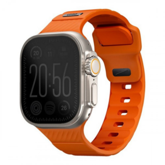 Ремешок каучуковый Uniq Stride FKM Rubber для Apple Watch 42/44/45/49 мм оранжевый