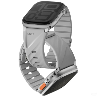 UNIQ Fluo do Apple Watch 49/46/45/44/42/41/40mm Magnetic Серый