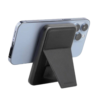 Внешний аккумулятор с подставкой EnergEA MagPac Grip 5K, 5000mAh MAGSAFE, черный