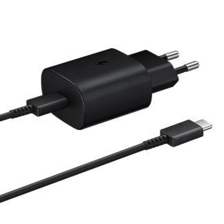 Сетевое зарядное устройство Samsung EP-TA800 25W Type C Black с кабелем