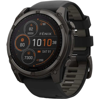 Часы Garmin FENIX 8 51mm Solar Sapphire Titanium Carbon Gray 010-02907-11