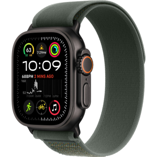 Смарт-часы Apple Watch Ultra 2 49mm Black Titanium Case with Green Trail Loop M/L