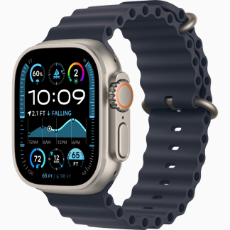 Смарт-часы Apple Watch Ultra 2 49mm Natural Titanium Case with Navy Ocean Band