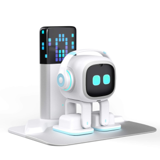 Умный робот EMO Go Home AI Desktop Pet Robot + беспроводная станция GO HOME (White)