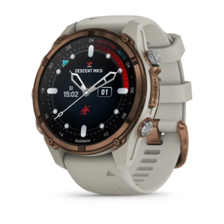 Часы Garmin DESCENT MK3i 43mm Bronze PVD Titanium French/Gray 010-02753-14