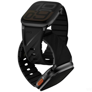 UNIQ Fluo do Apple Watch 49/46/45/44/42/41/40mm Magnetic Черный