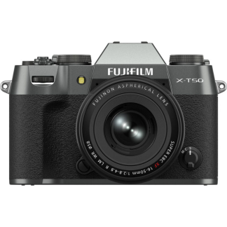 Фотоаппарат Fujifilm X-T50 Kit XF 16-50mm f/2.8-4.8 R LM WR Charcoal Silver