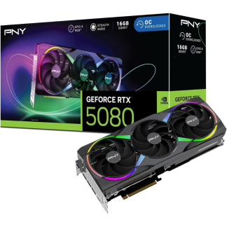 Видеокарта PNY GеForce RTX 5080 ARGВ Оvеrclоcked Тriрlе Fаn 16GВ GDDR7