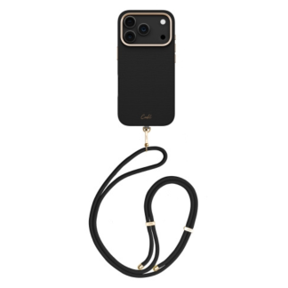 Чехол UNIQ для iPhone 17 Pro Max COEHL Mirelle Ebony (MagSafe) (120339)