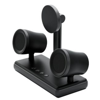 Настольное зарядное устройство со стерео колонкой EnergEA MagAudio Stand Gunmetal