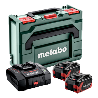 Аккумуляторный комплект Metabo 2 x LiHD»X» 8.0 Ач + ASC 290 + metaBOX 145 685305000