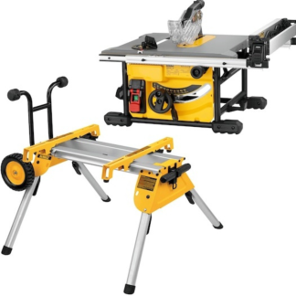 Распиловочный станок с подставкой DeWalt DWE7485-RS