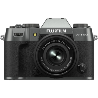 Фотоаппарат Fujifilm X-T50 Kit XC 15-45mm f/3.5-5.6 OIS PZ Charcoal Silver