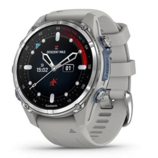 Часы Garmin DESCENT MK3i 43mm Stainless Steel Fog Gray band 010-02857-04