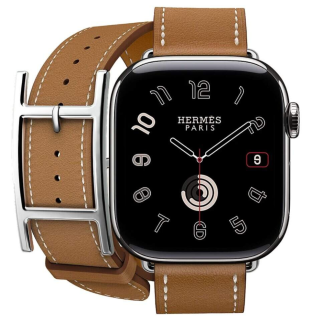 Apple Watch Series 11 Hermes 42 mm Hapi Double Tour Gold
