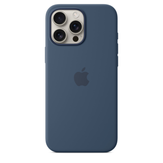 Чехол Apple iPhone 16 Pro Max Silicone Case with MagSafe, Denim