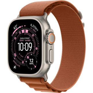 Смарт-часы Apple Watch Ultra 3 2025 49mm Natural Titanium Case with Terra Cotta Alpine Loop S