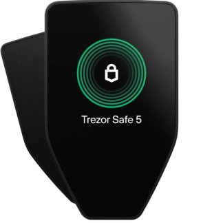Аппаратный холодный криптокошелек Trezor Safe 5 Black Graphite для хранения криптовалют