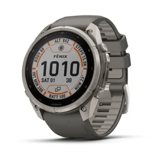 Часы Garmin Fenix 9 Pro Solar 51mm inReach Pebble Grey 010-04339-01