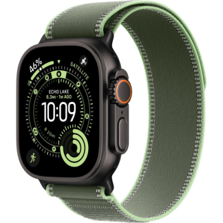 Смарт-часы Apple Watch Ultra 3 2025 49mm Black Titanium Case with Green/Neon Trail Loop M/L