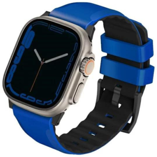 Ремешок Uniq Linus Airosoft silicone для Apple Watch All 42-44-45-49 мм Blue
