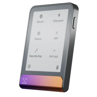 Аппаратный криптовалютный кошелёк с сенсорным экраном Ledger Flex Ferro Fuchsia